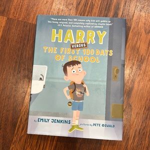 Harry vs The First 100 Days of School Hardcover Chapter Book
